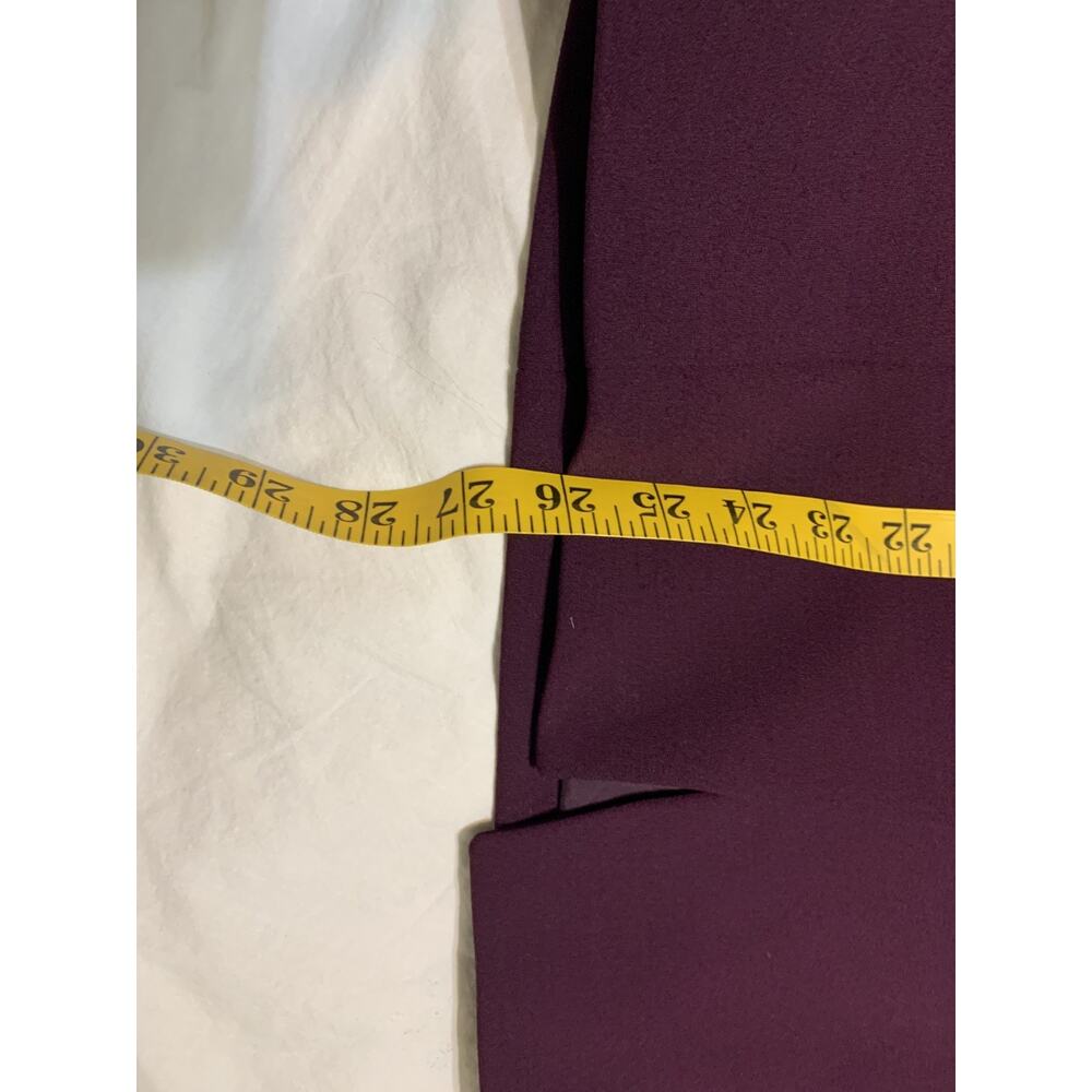 Calvin Klein Eggplant Purple Open Blazer Size 22 Women's Stretch Scuba Knit Work - Picture 5 of 8